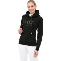 Produktbild von Spooks Kapuzenpullover Crown Sequin Damen Schwarz Baumwolle XXL