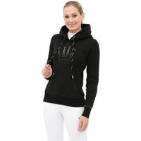 Produktbild von SPOOKS Kapuzenpullover Crown Sequin für Damen in Schwarz Größe S aus Baumwolle