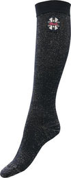 Produktbild von Spooks Reitsocken Gold Glitter Blau für Damen One Size