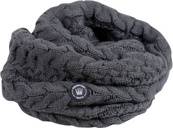Spooks Schlauchschal Nickie aus Polyacryl für Winter Unisex Schwarz Grau One Size – Bild 1 von 3