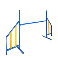 Produktbild von Sportikel24 Agility-Hürde aus Metall mit einer Querstange 120 cm für Hundetraining