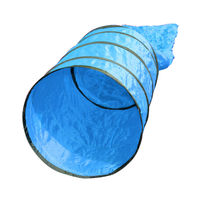 Produktbild von Sportikel24 Agility Sacktunnel für Hunde Blau 3,80 m lang Durchmesser 60 cm - 380 cm
