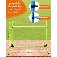 Produktbild von SPORTIKEL24 Agility Sprunghürde für Hunde aus Kunststoff in Gelb 100 x 90 cm