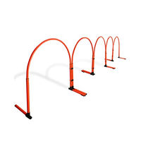 Produktbild von Sportikel24 Hoopers-Slalom Agility-Gerät für Hunde aus Kunststoff in Rot