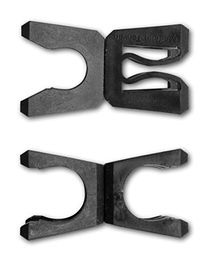 Sportikel24 Stangen- und Ringverbinder Clip für 25 mm Stangen aus Kunststoff in Schwarz für Agility-Parcours und Hundesport – Bild 1 von 4