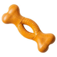 Produktbild von Spot Hundespielzeug Bam-Bones Curvy Bone Erdnussbutter