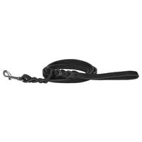 Produktbild von Spotted! Pro Leder Führleine für Hunde mit Bolzenhaken Schwarz 180 cm x 16 mm