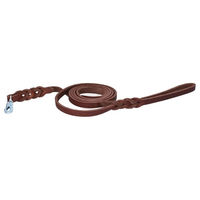 Produktbild von Spotted! Pro Leder Führleine für Hunde mit Klipphaken braun 180 cm x 16 mm