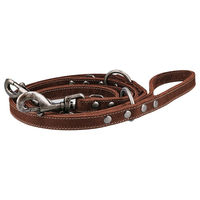 Produktbild von Spotted! Pro Leder Schleppleine Braun 250 cm