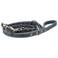 Produktbild von Spotted! Pro Leder Schleppleine Grau 250 cm