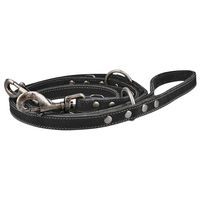 Produktbild von Spotted! Pro Leder Schleppleine Schwarz 250 cm - 250 cm