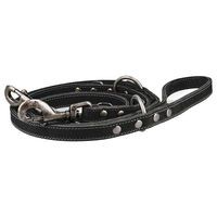 Produktbild von Spotted! Pro Leder Schleppleine Schwarz