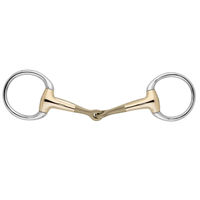 Produktbild von Sprenger 135 Unterlegtrense Olivenkopfteil Gebrochen Tornado 14 mm Gold
