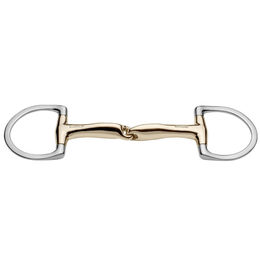 Produktbild von Sprenger 145 D-Ring Trense mit Novocontact Gebiss Einfach Gebrochen 14 mm Silber