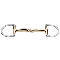 Produktbild von Sprenger 145 D-Ring Trense mit Novocontact Gebiss Einfach Gebrochen 14 mm Silber