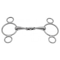 Produktbild von Sprenger 3-Ring Gebiss doppelt gebrochen aus Edelstahl 16 mm 135 mm