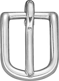 Produktbild von Sprenger Basic Halbrunde Gussgürtelschnalle aus Metall 18 mm Silber Grau