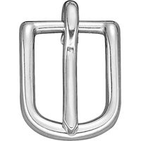 Produktbild von Sprenger Basic Halbrunde Gussgürtelschnalle aus Metall 18 mm Silber Grau