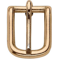 Produktbild von Sprenger Basic Halbrunde Gussgürtelschnalle aus Metall in Gold 20 mm