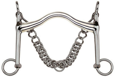 Sprenger Bemelmans Kandare aus Edelstahl 16mm mit 5 cm Anzug – Bild 1 von 2