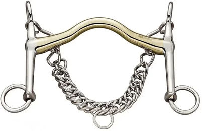 Sprenger Bemelmans Kandare aus Edelstahl mit 5cm Anzug und 14mm Durchmesser – Bild 1 von 4