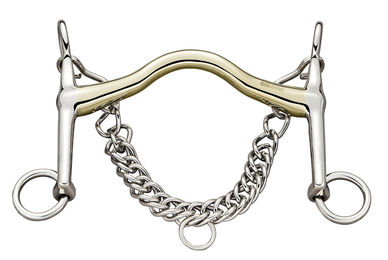 Sprenger Bemelmans Reitkandare für Pferde aus Edelstahl mit 16 mm Stärke und 5 cm Anzug – Bild 1 von 4