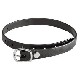 Sprenger Biothane Sporenriemen mit Edelstahl-Rostfrei-Verschluss Schwarz 45 cm - 2 x 45 cm – Bild 1 von 13