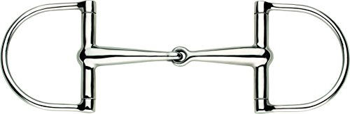 Sprenger D-Ring Gebiss einfach gebrochen aus Edelstahl für Ponys 16 mm - 56 mm – Bild 1 von 3