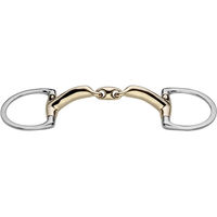 Produktbild von Sprenger D-Ring Trense mit Sensogan Gebiss doppelt gebrochen 135 mm Silber