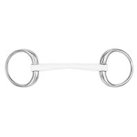 Produktbild von Sprenger Duo Olivenkopf Stangengebiss aus Kunststoff 16 mm Weiß