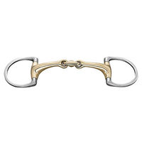 Produktbild von Sprenger Dynamic RS Gebiss mit Olivenkopf doppelt gebrochen aus Edelstahl mit Sensogan 14 mm