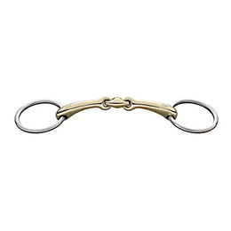 Sprenger Dynamic RS Olivenkopftrense Unterlegtrense aus Edelstahl Silber 14 mm doppelt gebrochen – Bild 1 von 8