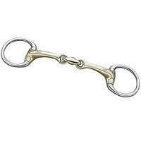 Produktbild von Sprenger Dynamic RS Unterlegtrense Olivenkopf doppelt gebrochen 14 mm Silber