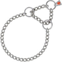 Produktbild von Sprenger Erziehungshalsband für Hunde aus Edelstahl mit Zugbegrenzung und runden Gliedern in Silber klein