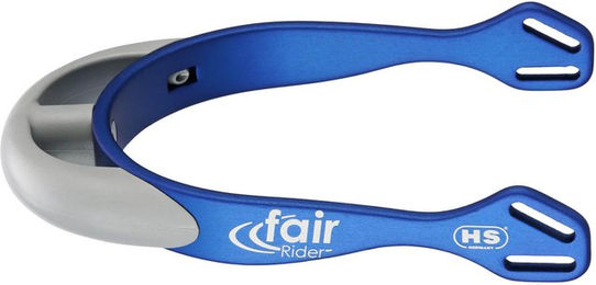 Sprenger FairRider Sporen aus Aluminium 20mm Silber Blau Abgerundet – Bild 1 von 1