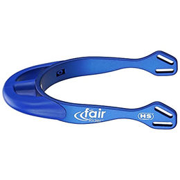 Sprenger fairRider Sporen aus blauem Aluminium mit abgerundetem Kunststoffhals – Bild 1 von 2
