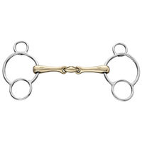 Produktbild von Sprenger Gebiss HSP KK Ultra Universal 3 Ringe doppelt gebrochen Gold