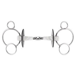 Produktbild von Sprenger Gebiss Nathe 3-Ring doppelt gebrochen in Silber