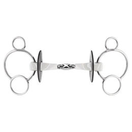Produktbild von Sprenger Gebiss Nathe 3-Ring doppelt gebrochen in Silber