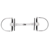 Produktbild von Sprenger Gebiss Nathe D-Ring einfach gebrochen aus Edelstahl Silber