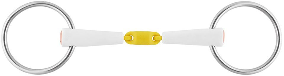 Produktbild von Sprenger Gebiss Nathe Wassertrense doppelt gebrochen Ring 70 mm Weiß