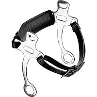 Produktbild von Sprenger Hackamore Gebiss aus Leder und Edelstahl in Schwarz und Silber