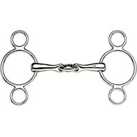 Produktbild von Sprenger KK Ultra 3-Ring Gebiss Sensogan doppelt gebrochen Edelstahl 140 mm