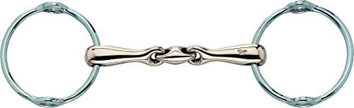 Sprenger KK Ultra Aufziehtrense Sensogan doppelt gebrochen Silber 16mm – Bild 1 von 2