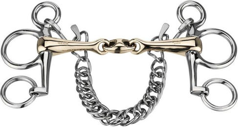 Sprenger KK ULTRA Pelham Gebiss Sensogan 16 mm Silber – Bild 1 von 1