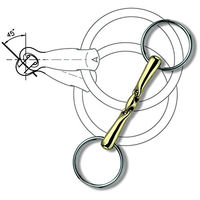Produktbild von Sprenger KK Ultra Wassertrense doppelt gebrochen aus Edelstahl 18 mm