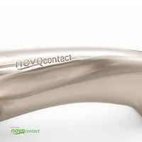 Produktbild von Sprenger novocontact Olivenkopfgebiss mit D-förmigem Ring aus Edelstahl 14 mm doppelt gebrochen Sensogan 115 mm Weite - 1 Stk.