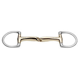 Sprenger Novocontact Olivenkopfgebiss mit D-Ring Sensogan einfach gebrochen 16 mm 115 mm Weite – Bild 1 von 6