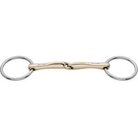 Produktbild von Sprenger Novocontact Unterlegtrense einfach gebrochen aus Edelstahl 12mm für Ponys
