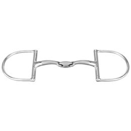 Produktbild von Sprenger Satinox D-Ring Gebiss aus Edelstahl doppelt gebrochen 14 mm mit 135 mm Weite